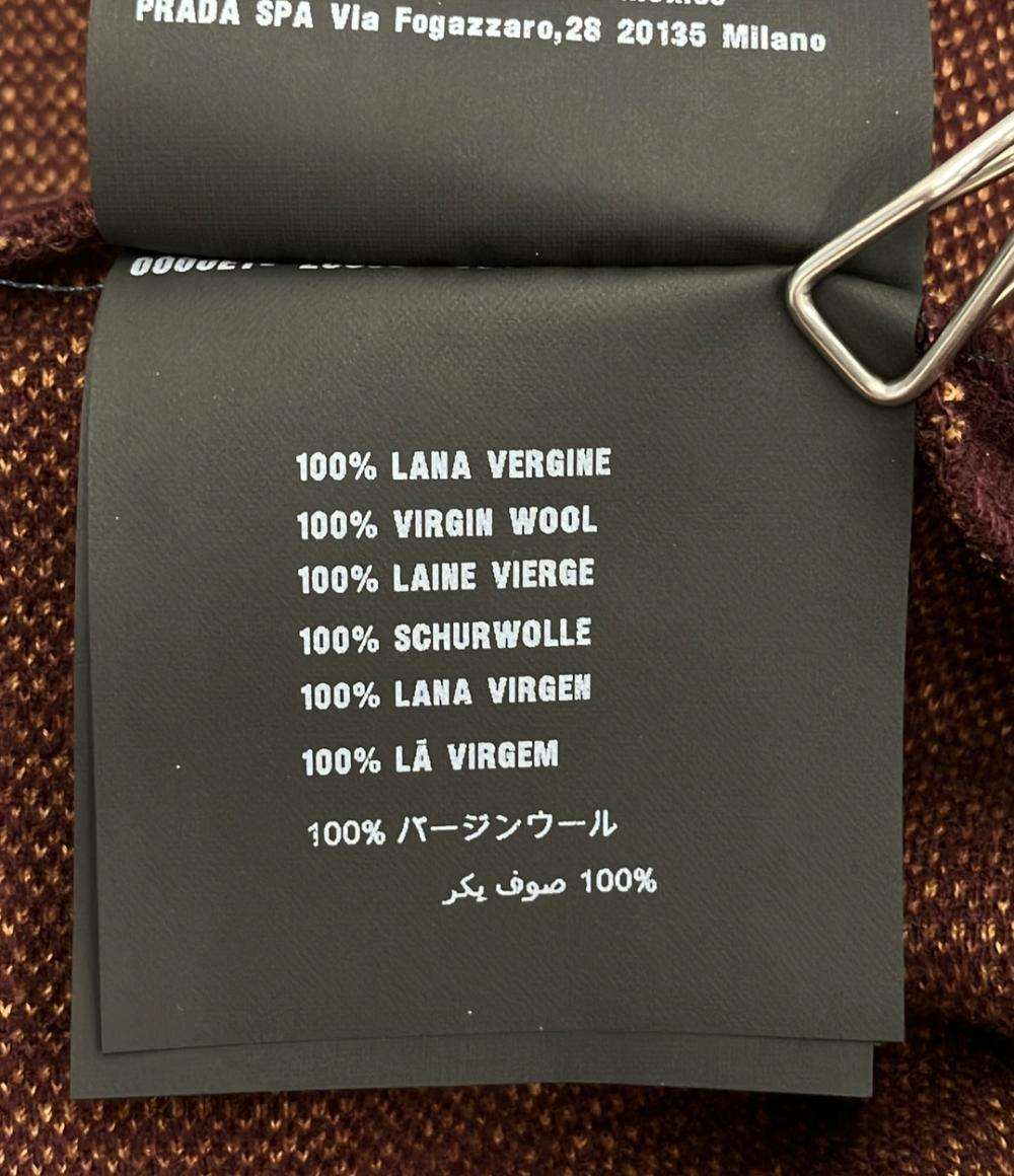 美品 プラダ ノースリーブ ウールワンピース レディース SIZE 40 (M) PRADA