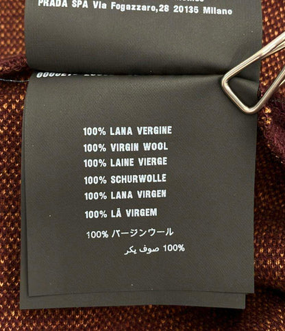 美品 プラダ ノースリーブ ウールワンピース レディース SIZE 40 (M) PRADA