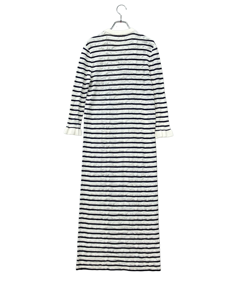 Chloe ボーダー ワンピース  長袖 CHC19SMR1384048AXS レディース SIZE XS クロエ