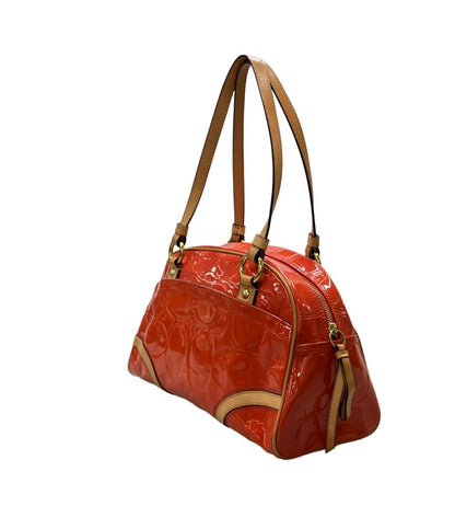 美品 COACH ショルダーバッグ 肩掛け エナメル シグネチャー F20065 レディース コーチ