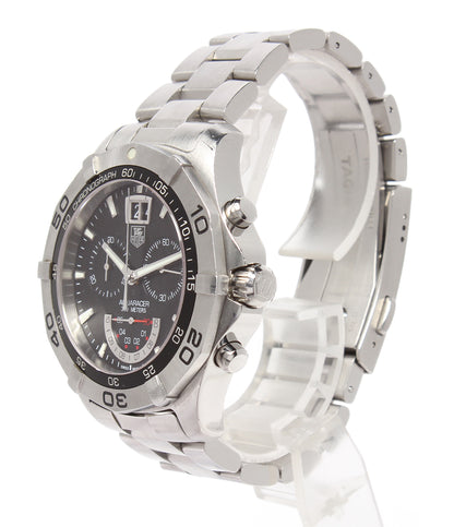 TAG HEUER 腕時計 アクアレーサー クロノグラフ グランドデイト クオーツ ブラック CAF101A.BA0821 メンズ タグホイヤー