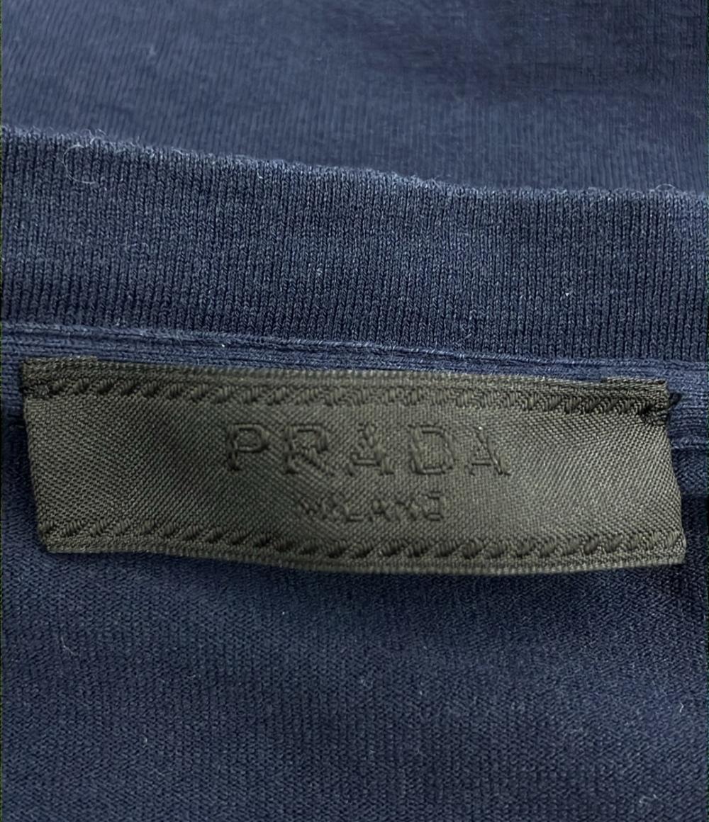 プラダ ラバーロゴナイロンポケットTシャツ メンズ SIZE S PRADA