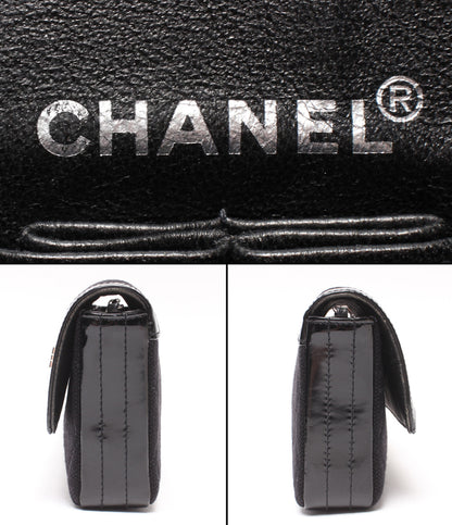 CHANEL チェーンショルダーバッグ 肩掛け シルバー金具 マトラッセ 2.55 シングルフラップ レディース シャネル