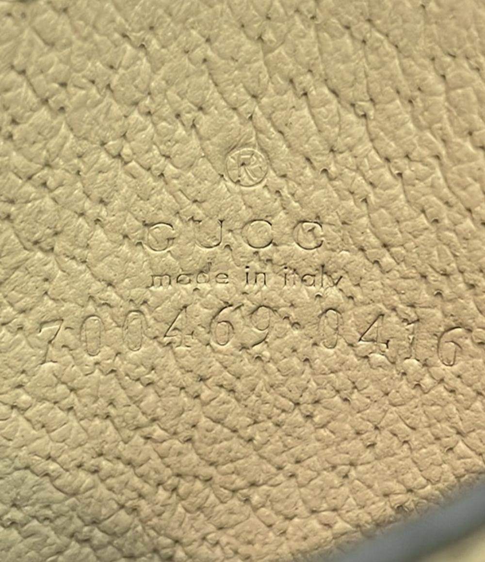 美品 GUCCI カードケース ホースビット 700469 0416 レディース メンズ グッチ