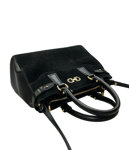 美品 Salvatore Ferragamo 2WAY ハンドバッグ ショルダーバッグ 斜め掛け ガンチーニ レディース サルヴァトーレフェラガモ