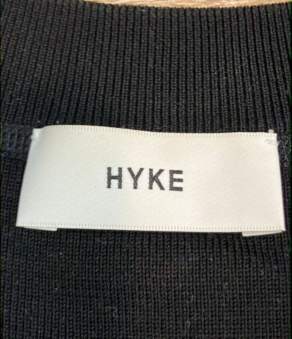 HYKE ベスト 22SS クロップド クールネック モード 221-11260-013 レディース ハイク