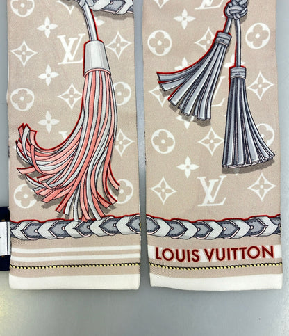 美品 LOUIS VUITTON スカーフ シルク100% バンドー ミックス アンド ストラップ バンドー M77698 レディース ルイ・ヴィトン