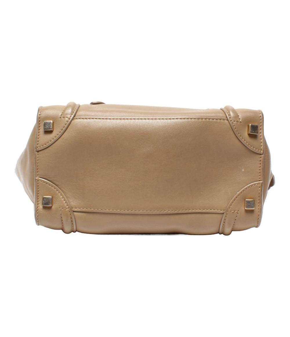 CELINE ハンドバッグ ラゲージ マイクロショッパー レディース