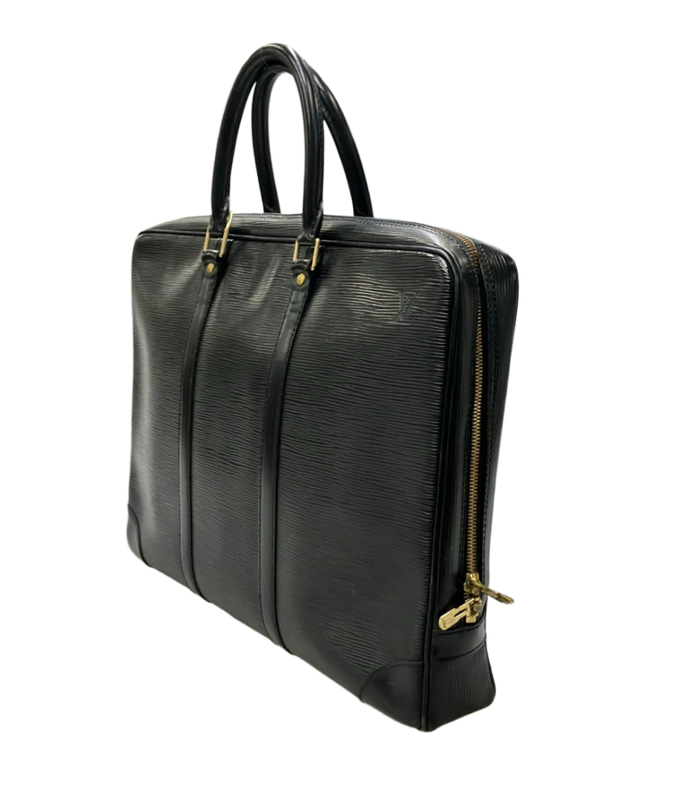 LOUIS VUITTON ブリーフケース ショルダーバッグ ビジネスバッグ 2WAY レザー ポルトドキュマン ヴォワヤージュ エピ M54472 レディース