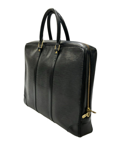 LOUIS VUITTON ブリーフケース ショルダーバッグ ビジネスバッグ 2WAY レザー ポルトドキュマン ヴォワヤージュ エピ M54472 レディース
