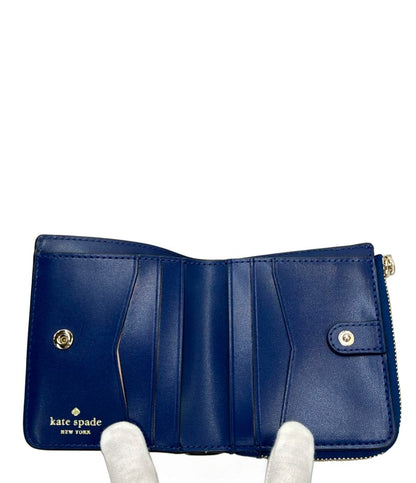 美品 Kate Spade 二つ折り財布 レザー レディース ケイトスペード