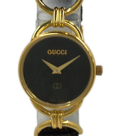 GUCCI 腕時計 クオーツ ブラック 6000L レディース グッチ