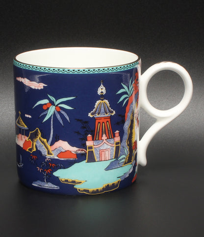 美品 WEDGWOOD マグカップ ブルー パゴダ ウェッジウッド