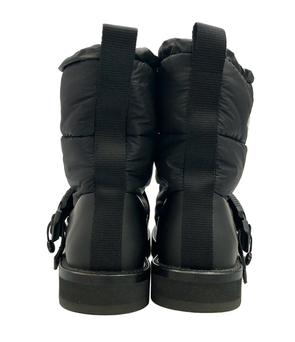 モンクレール　スノーブーツ　サイズ38 中古・古着通販】MONCLER (モンクレール) スノーブーツ ブラック