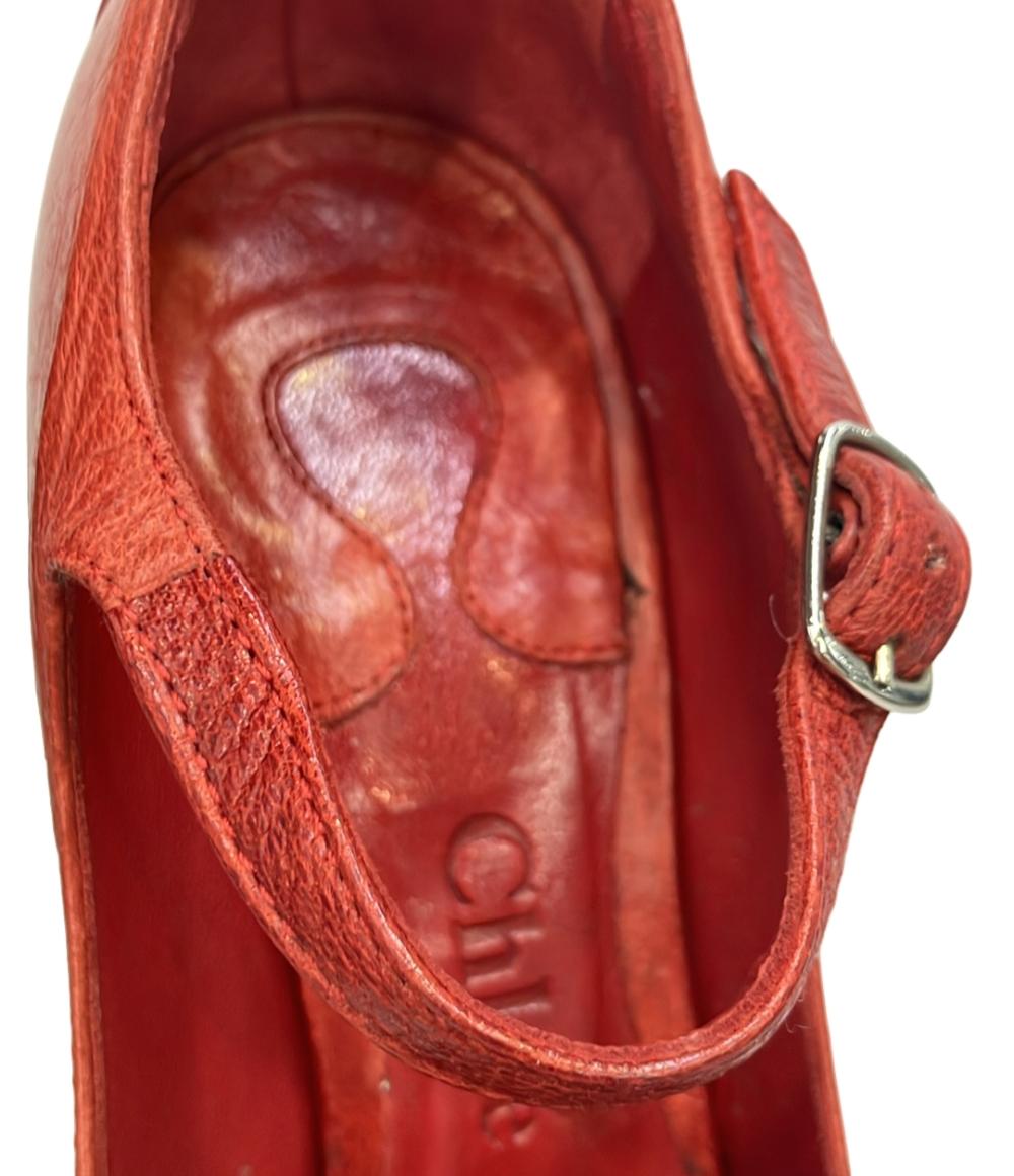 クロエ オープントゥサンダル  チャンキーヒール レディース SIZE 36 1/2 (M) Chloe