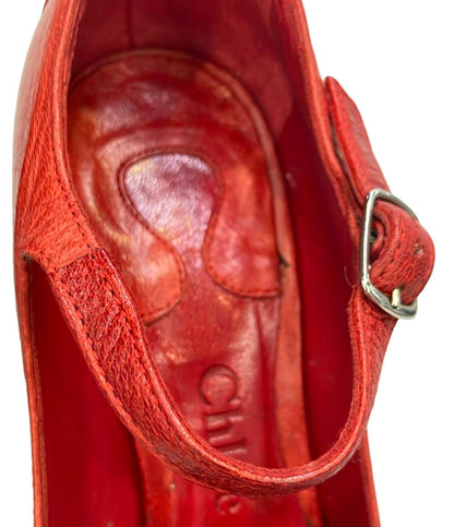 クロエ オープントゥサンダル  チャンキーヒール レディース SIZE 36 1/2 (M) Chloe