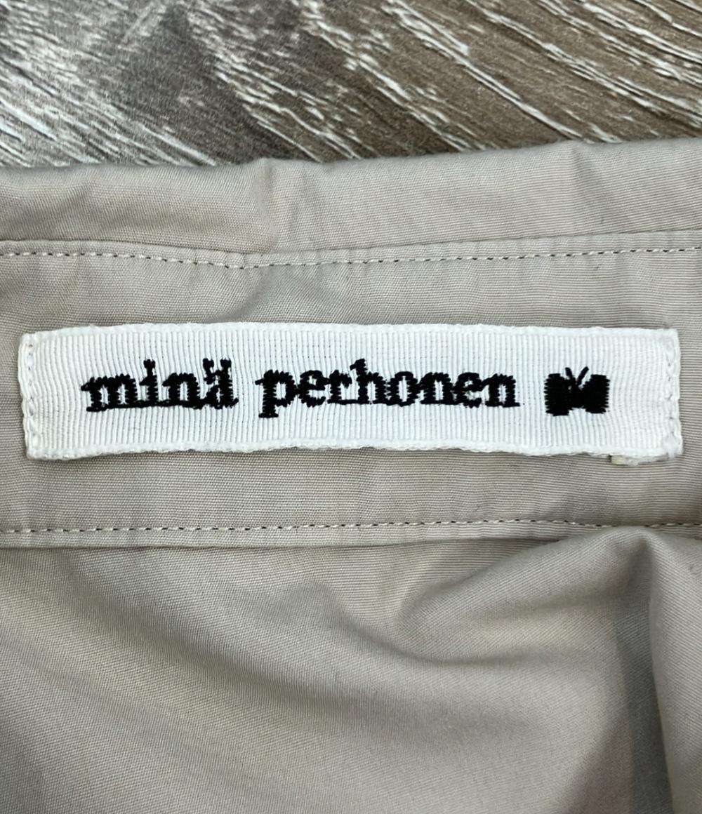 mina perhonen 長袖ワンピース シャツドレス レディース SIZE 38 (S) ミナペルホネン