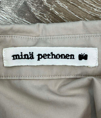 mina perhonen 長袖ワンピース シャツドレス レディース SIZE 38 (S) ミナペルホネン