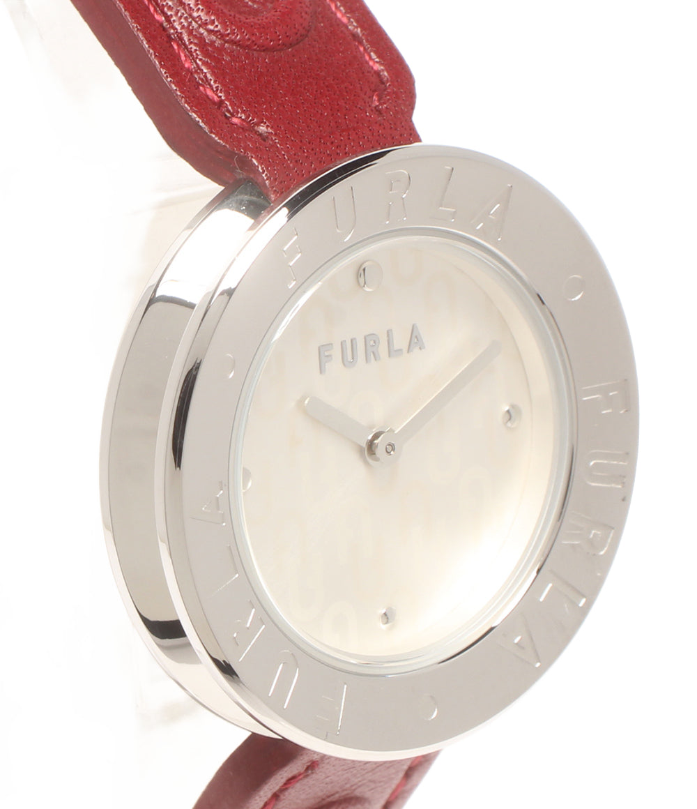 美品 FURLA 腕時計 エッセンシャル クオーツ シルバー WW00004001L1 レディース フルラ