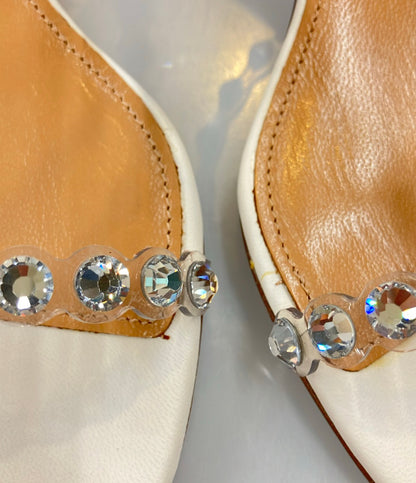 AQUAZZURA サンダル ビジュー レディース SIZE 35 (S) アクアズーラ
