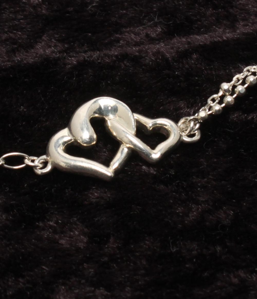 4℃ ブレスレット SV ハートモチーフ ボールチェーン レディース ヨンドシー