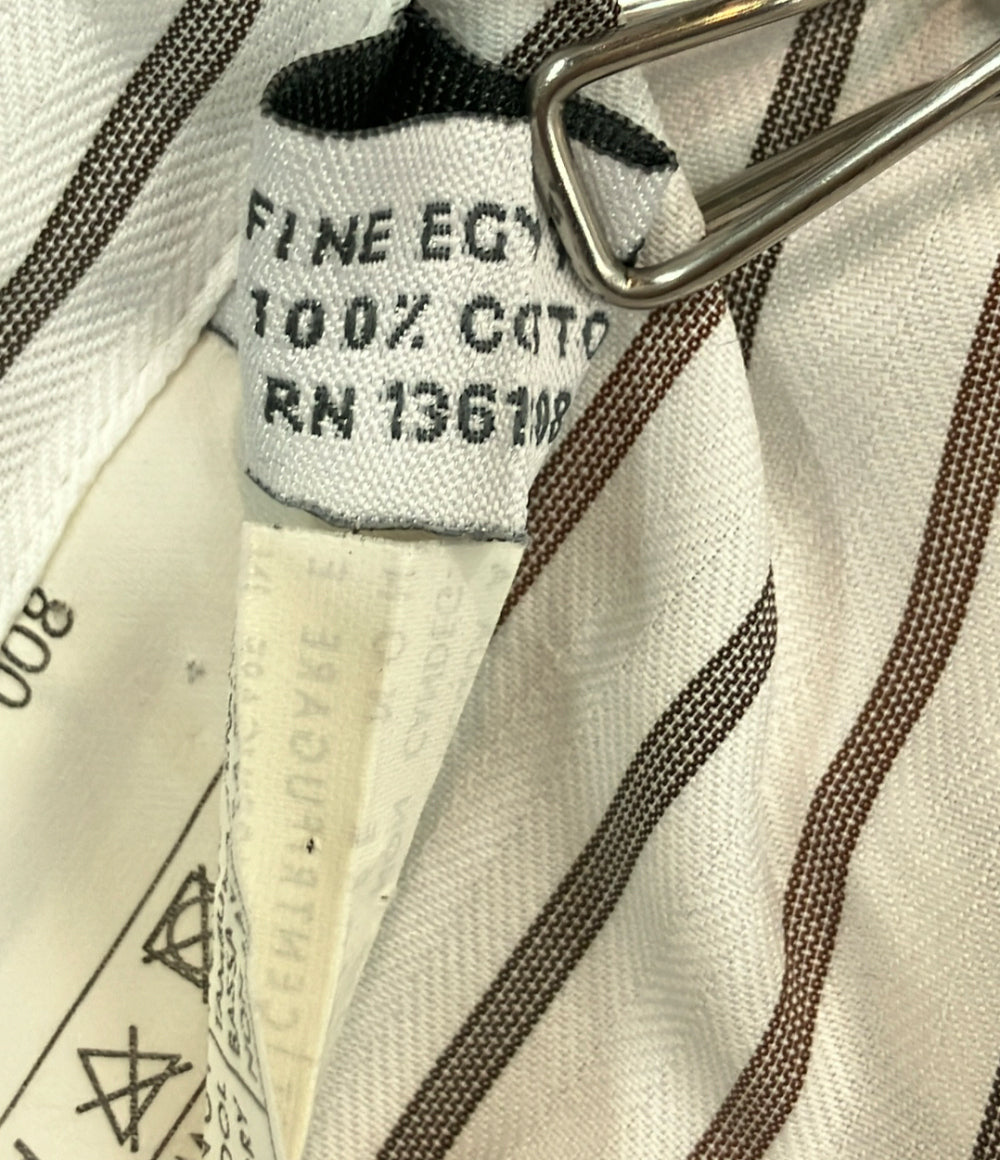 Salvatore Ferragamo 長袖シャツ ストライプ柄 メンズ SIZE 40 (L