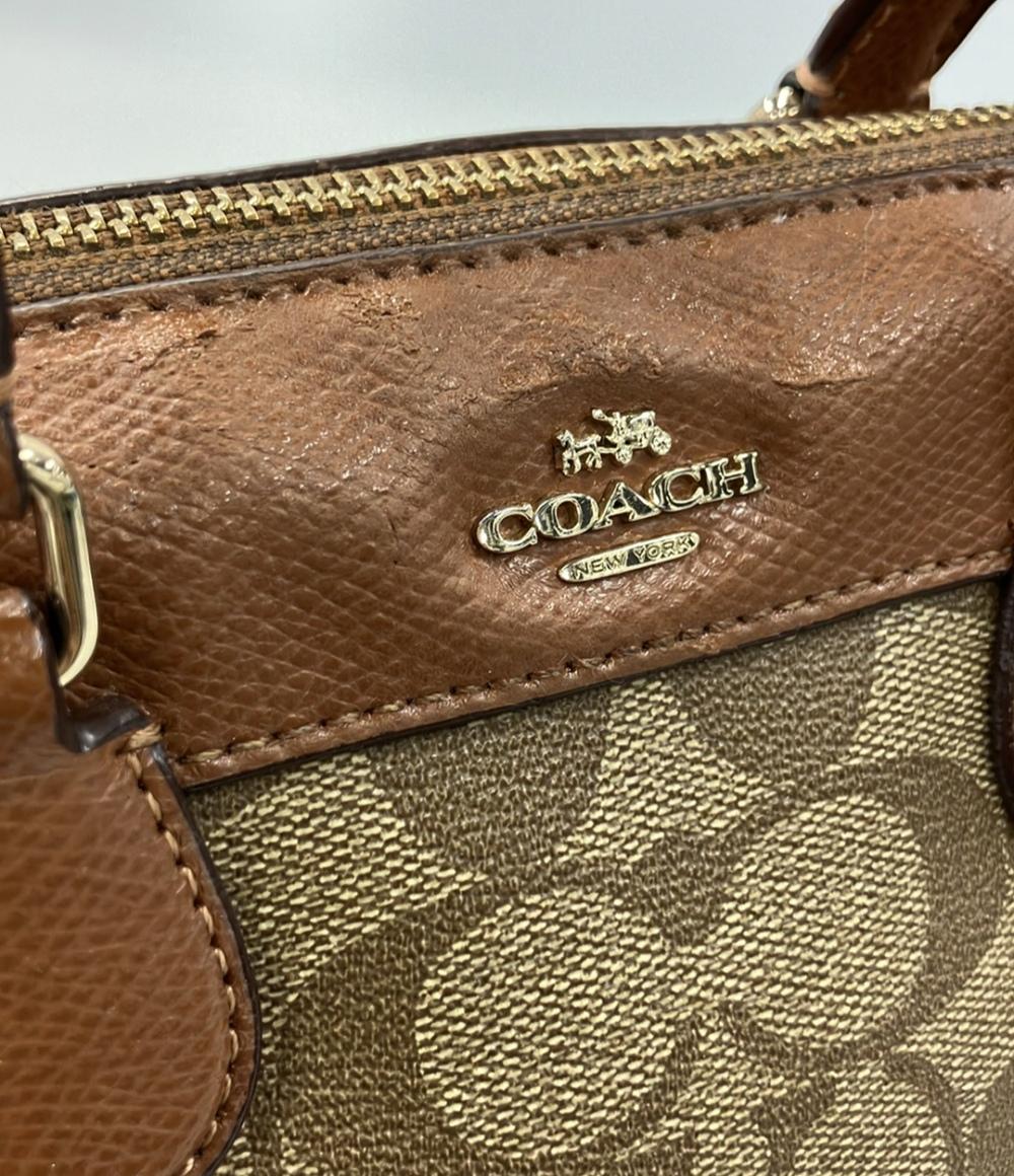 COACH 2wayハンドバッグ ショルダーバッグ シグネチャー F36702