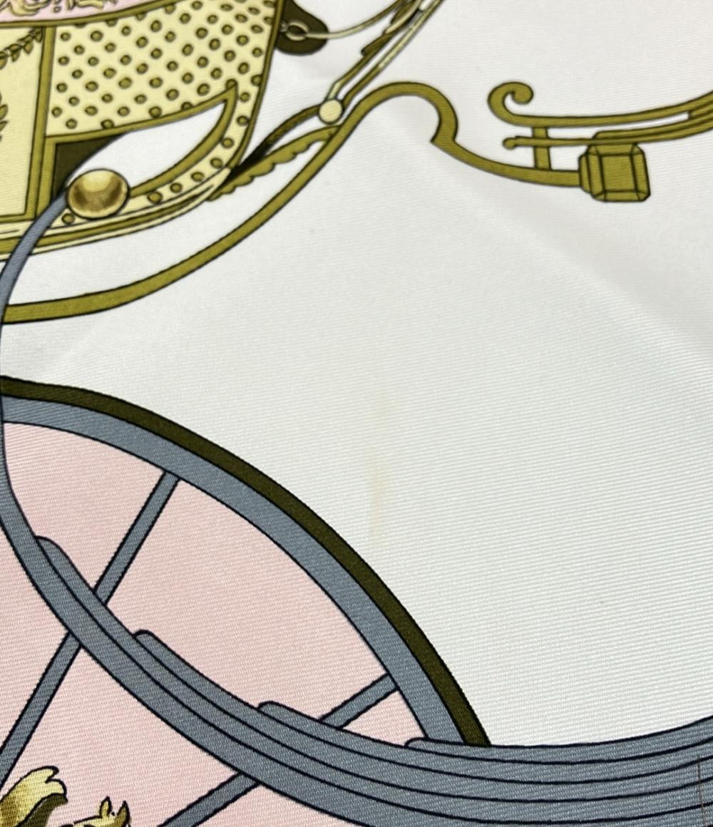 HERMES スカーフ カレ90 シルク100% SPRINGS レディース エルメス