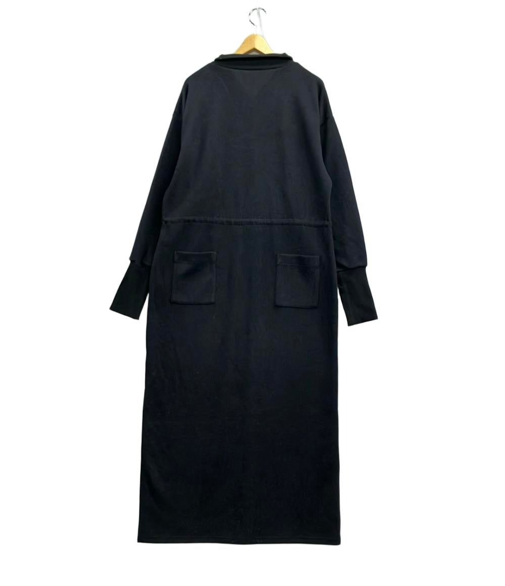 【1回のみ使用】AMERI(アメリ) 半袖　黒ロングワンピース　M 1回のみ使用】AMERI(アメリ) 半袖 黒ロングワンピース M Ameri