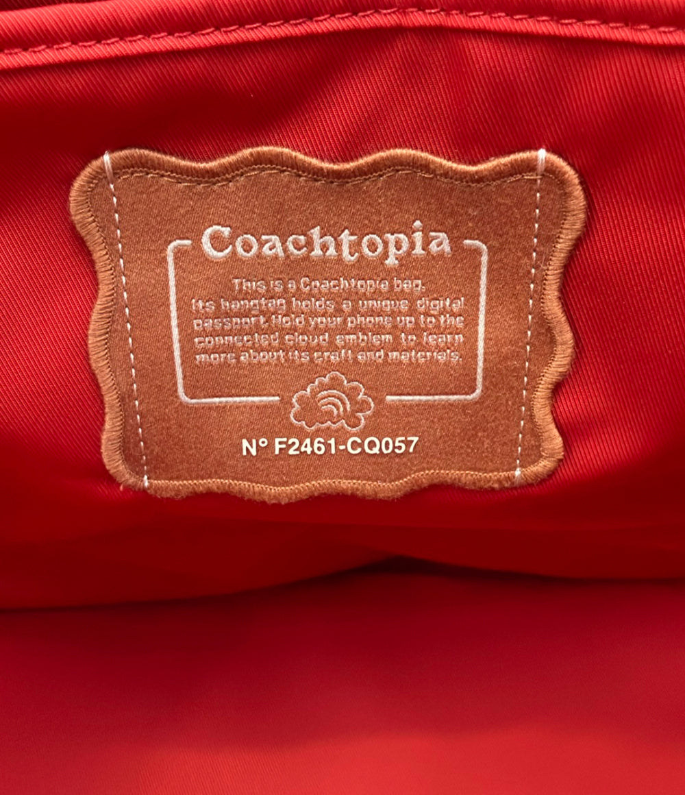 美品 Coachtopia 2way トートバッグ ショルダーバッグ 斜め掛け CQ057 レディース コーチトピア