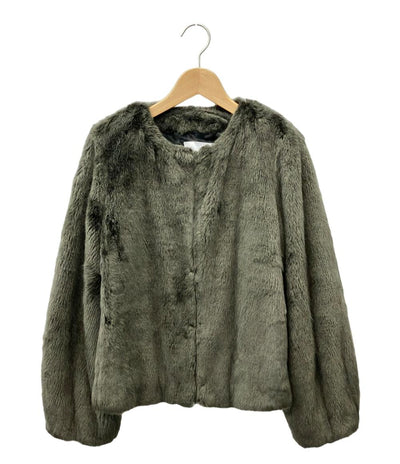 美品 ユナイテッドアローズ フェイクファージャケット レディース SIZE 36 (XS) UNITED ARROWS