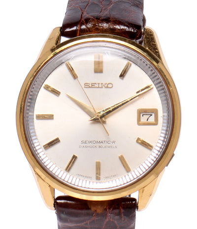SEIKO 腕時計 セイコーマチック 自動巻き ホワイト 8305-9010 メンズ セイコー