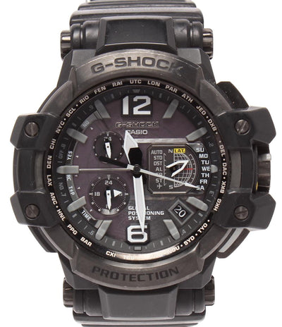 CASIO 腕時計 GPSハイブリッド電波 スカイコックピット Master of G GRAVITYMASTER ソーラー GPW-1000-1BJF メンズ カシオ