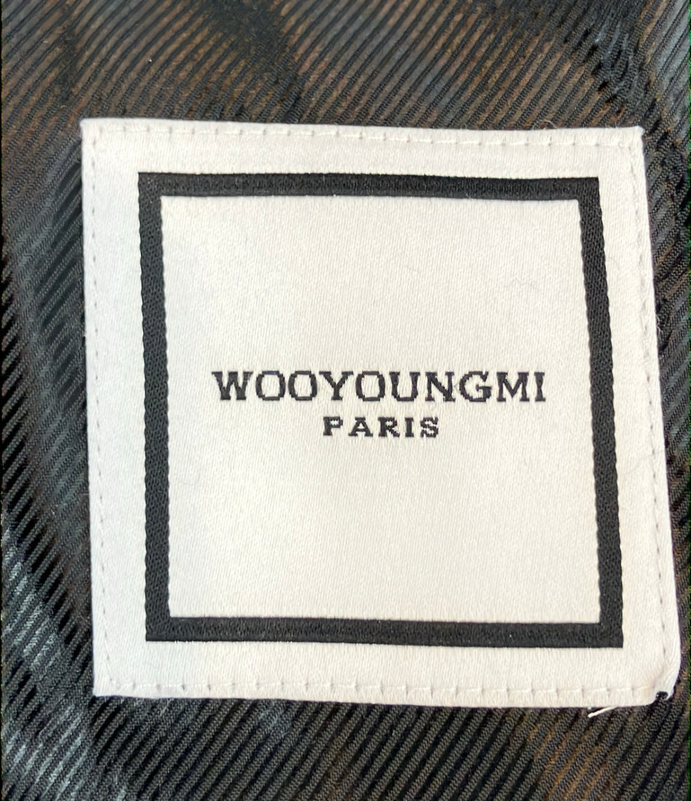 WOOYOUNGMI コート ジャケット ウール スタンドカラー ハーフ JKWY-YA-1013 メンズ SIZE 50 (XL) ウーヨンミ
