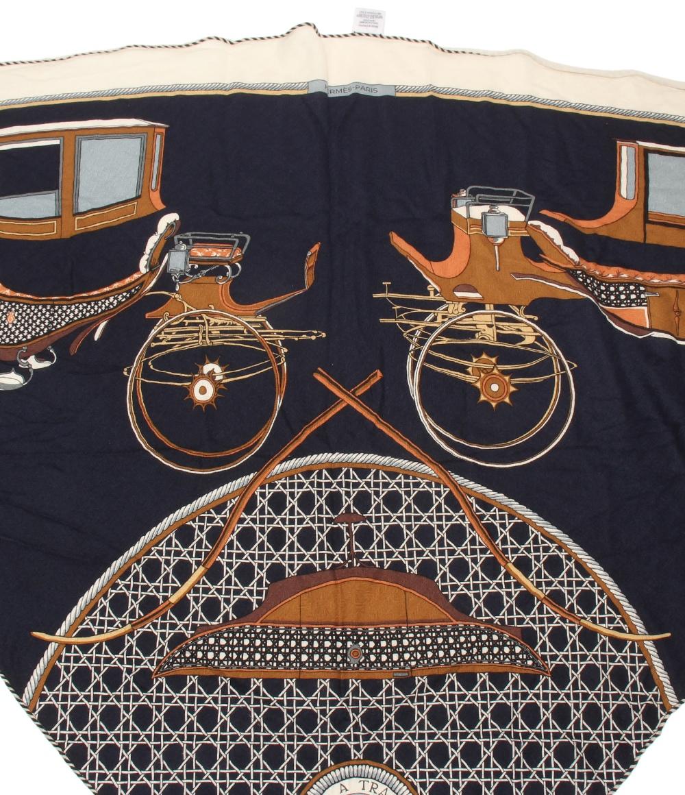 HERMES ストール LES VOITURES A TRANSFORMATION レディース エルメス