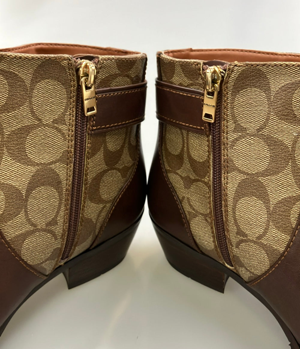 COACH ショートブーツ サイドジップ レディース SIZE US 8 C (25cm) コーチ