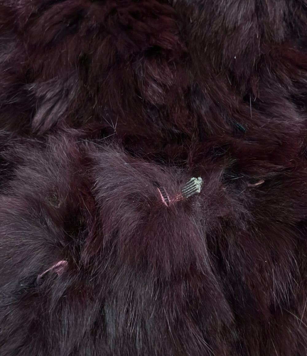 Sov. ラビットファー コート レディース SIZE F (M) ソブ