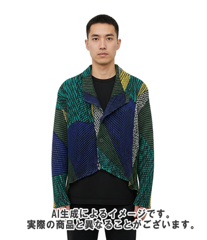 美品 ISSEY MIYAKE 総柄  ジャケット メンズ SIZE 2 イッセイミヤケ