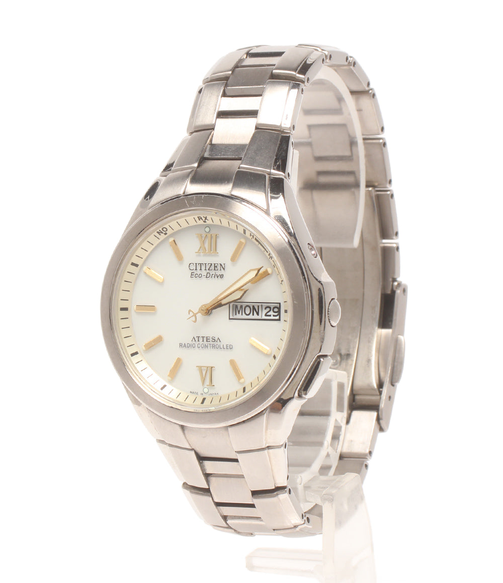 CITIZEN 腕時計 アテッサ ATTESA ソーラー ホワイト H100-T010431 メンズ シチズン