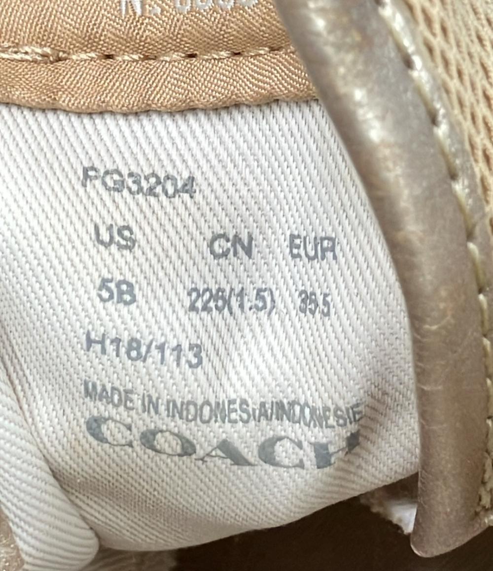COACH ローカットスニーカー FG3204 レディース SIZE 5B (S) コーチ