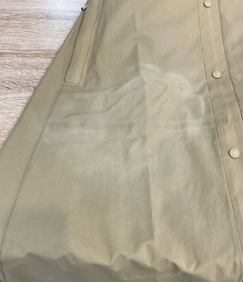 訳あり THE NORTH FACE ロングコート レイン ナイロン ライト フード付き スナップボタン ブリーズライトニングコート NPW12360 レディース SIZE L