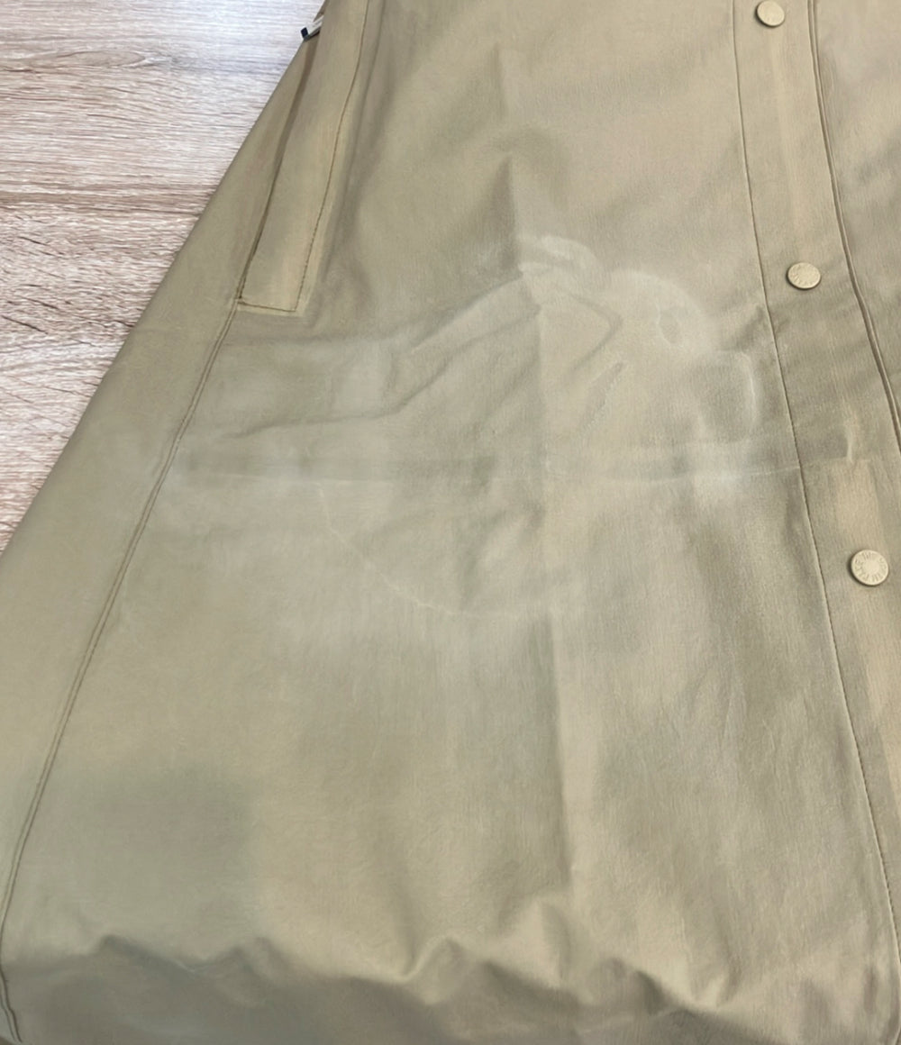 訳あり THE NORTH FACE ロングコート レイン ナイロン ライト フード付き スナップボタン ブリーズライトニングコート NPW12360 レディース SIZE L