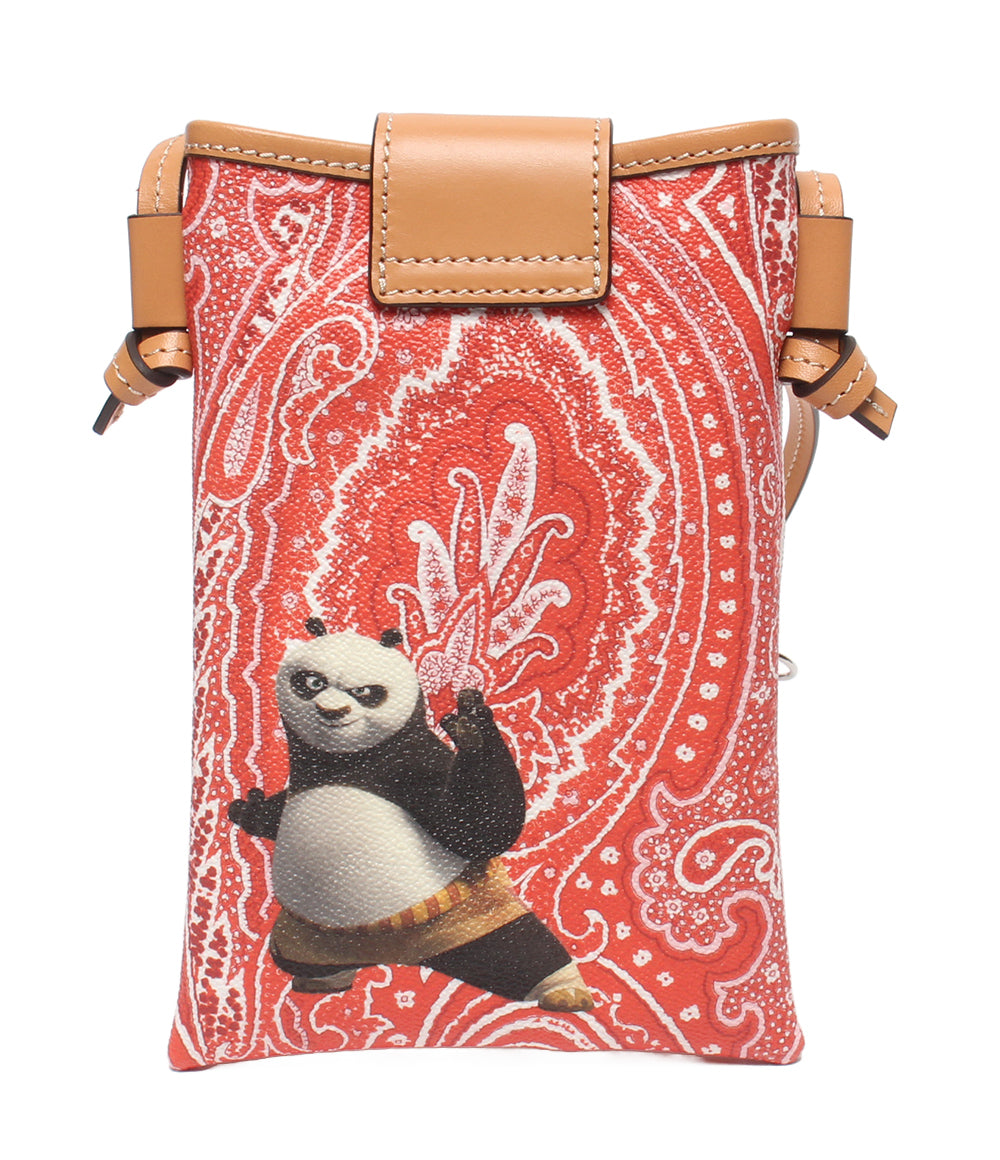 美品 ETRO ショルダーバッグ 斜め掛け×カンフーパンダ レディース エトロ