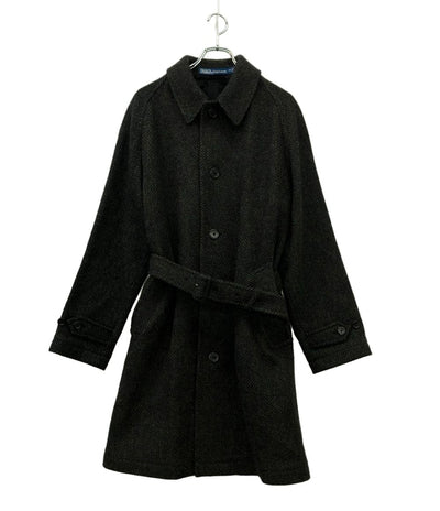 POLO RALPH LAUREN ステンカラーコート ウール ヘリンボーン イタリア製 アメリカンカジュアル メンズ SIZE 40 (M) ポロ・ラルフローレン