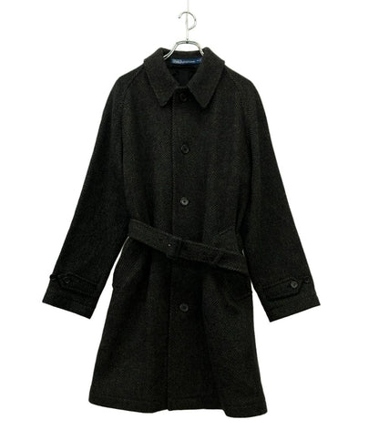 POLO RALPH LAUREN ステンカラーコート ウール ヘリンボーン イタリア製 アメリカンカジュアル メンズ SIZE 40 (M) ポロ・ラルフローレン