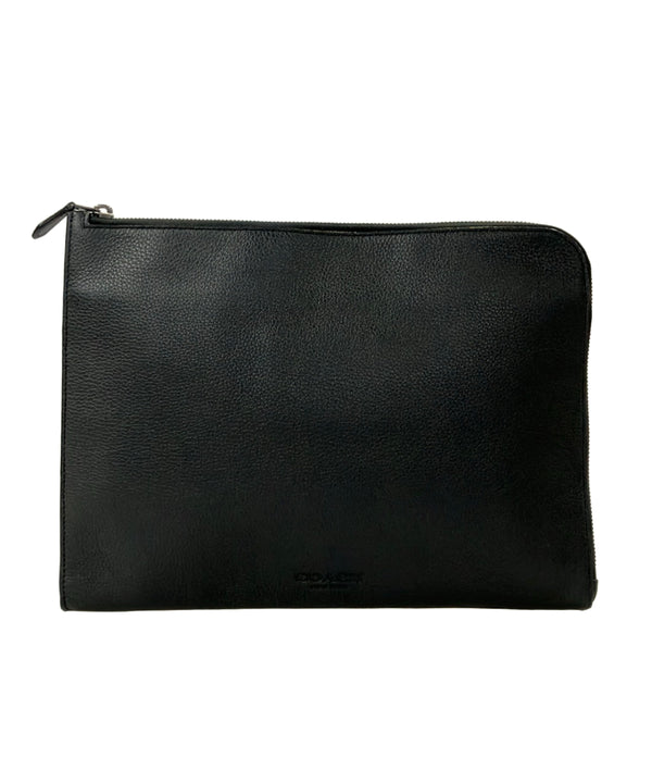 コーチ　COACH  クラッチバッグ　メンズ　C3143 レザー　ブラック 美品 COACH クラッチバッグ セカンドバッグ C3143 メンズ コーチ