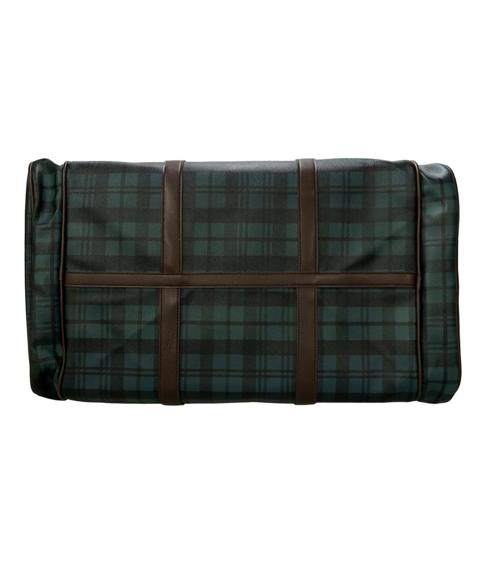 リーブクラブ ボストンバッグ チェック メンズ LEAVE CLUB