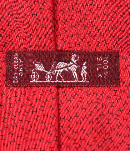 美品 HERMES ネクタイ シルク100% メンズ エルメス