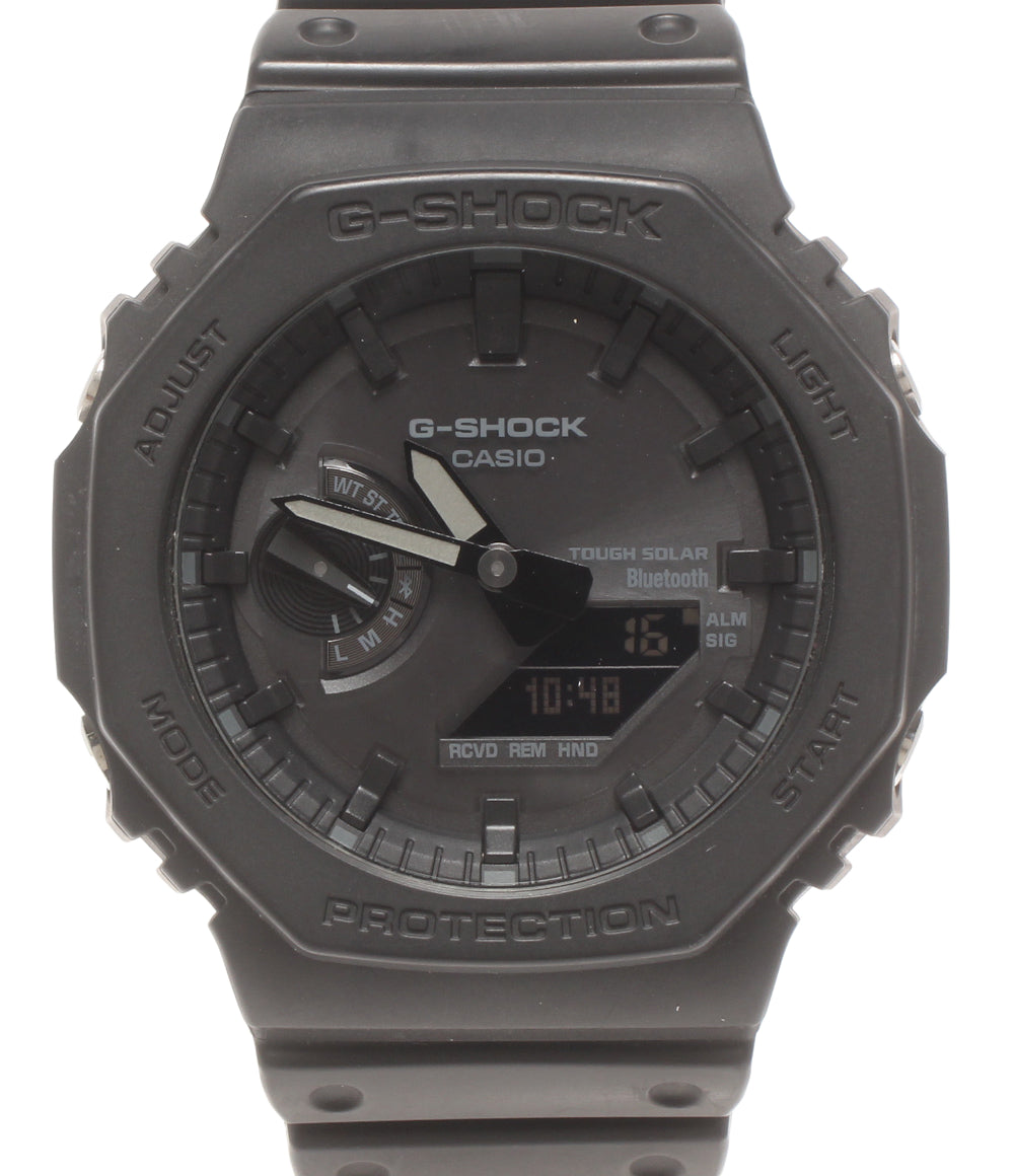 美品 CASIO 腕時計 G-SHOCK ソーラー ブラック GA-B2100 メンズ カシオ