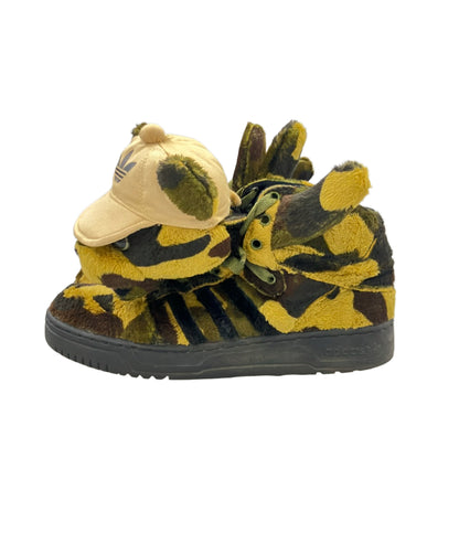 adidas ハイカットスニーカー 迷彩 × Jeremy Scott Q20917 レディース SIZE 23.5 (M) アディダス